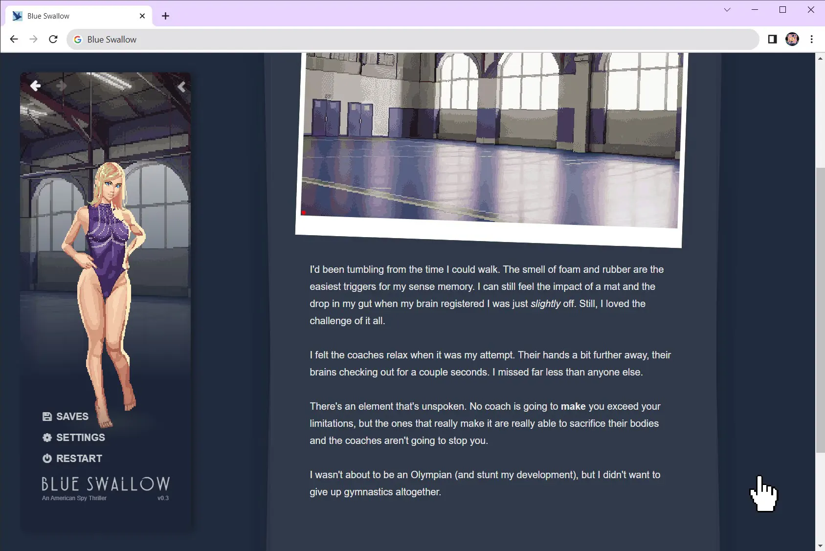 Blue Swallow screenshot 1