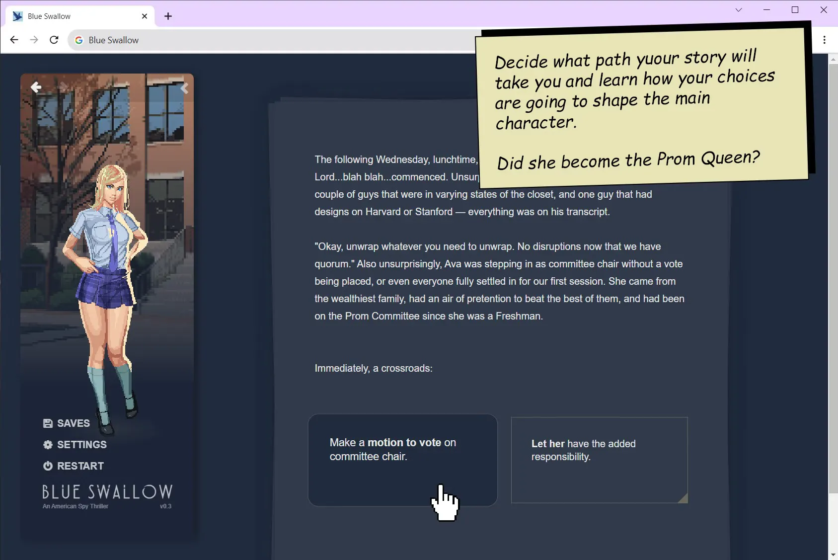 Blue Swallow screenshot 3