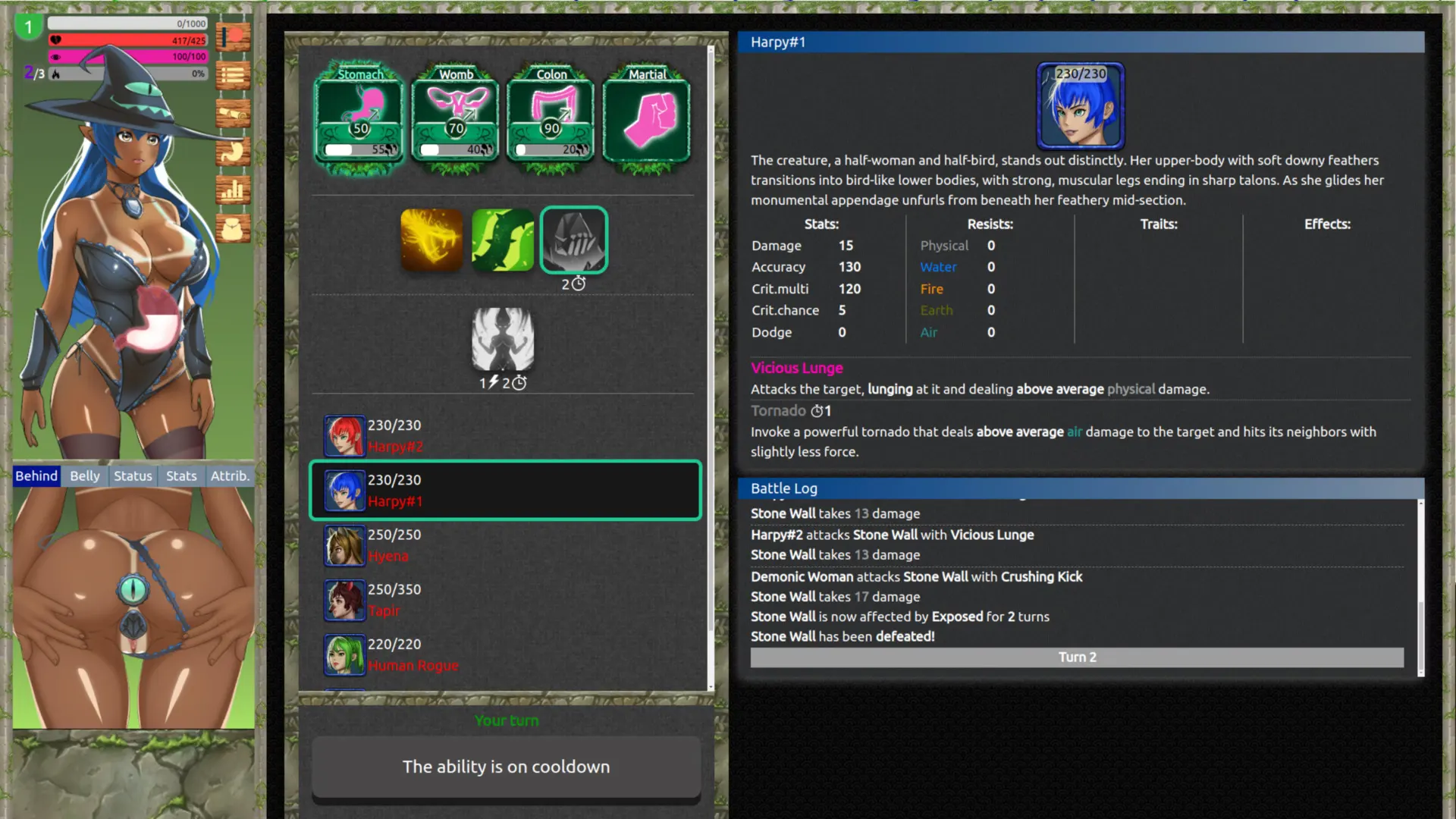 Dryad Quest RPG: A Tale of Lust and Glory screenshot 19